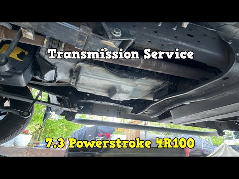 7.3 Powerstroke 4R100 E40D Transmission Filter & Fluid Change