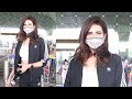 Gorgeous Karishma Tanna Snapped On Mumbai Airport As Arrived Back After Completing Her Film Shoot