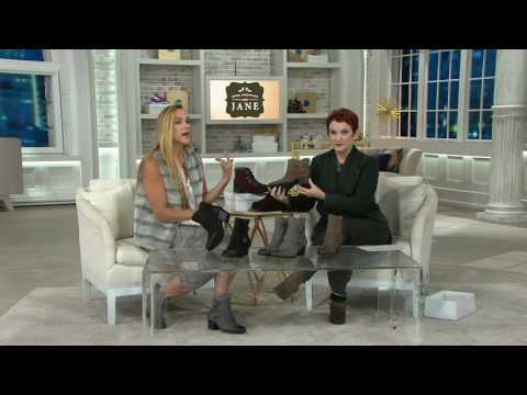Earth Leather Ankle Boots w/ Buckle Detail - Olive on QVC