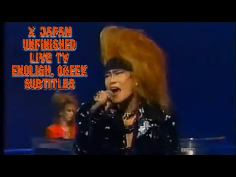 X Japan - Unfinished - Live TV - English, Greek Subtitles