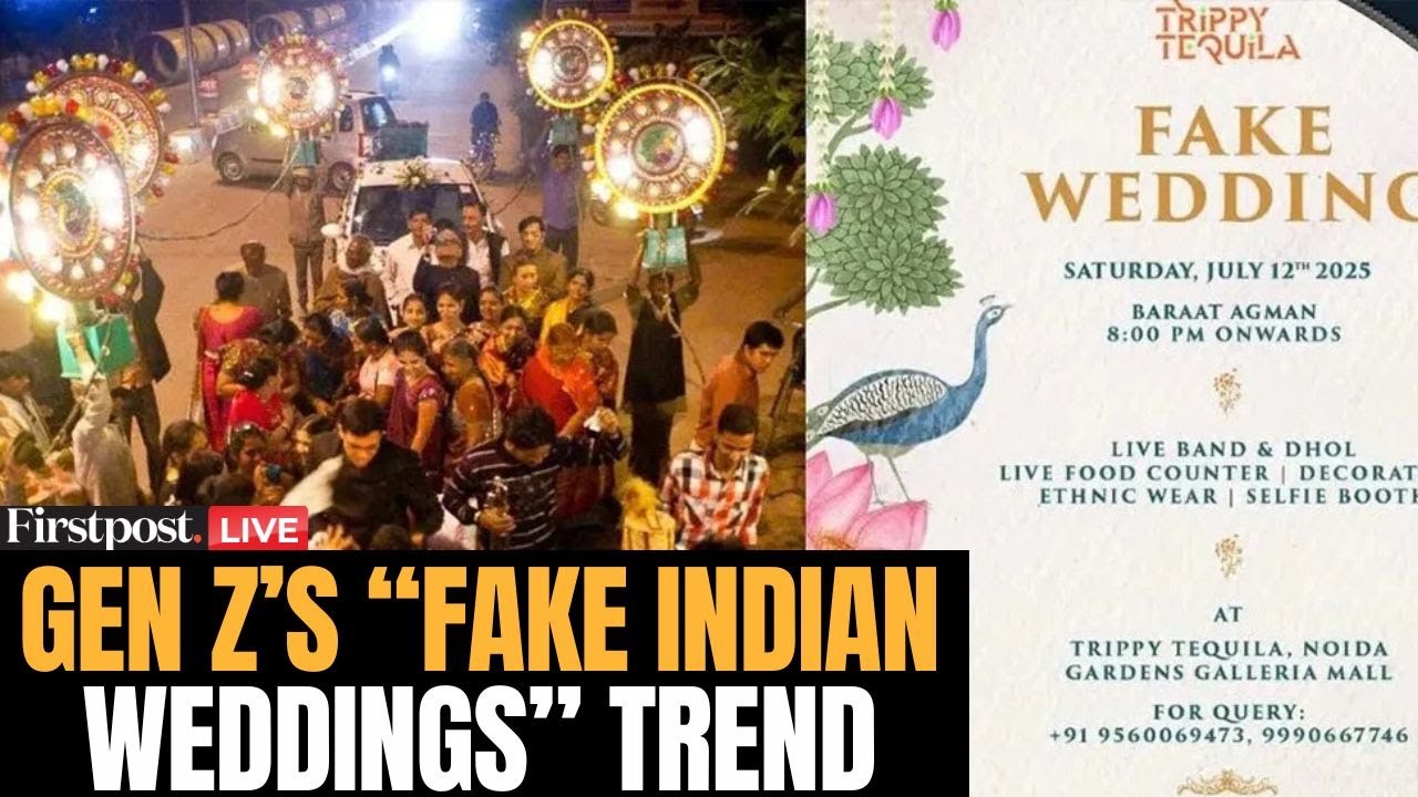 LIVE: Fake Weddings Become India’s Latest Gen Z Party Trend | N18G