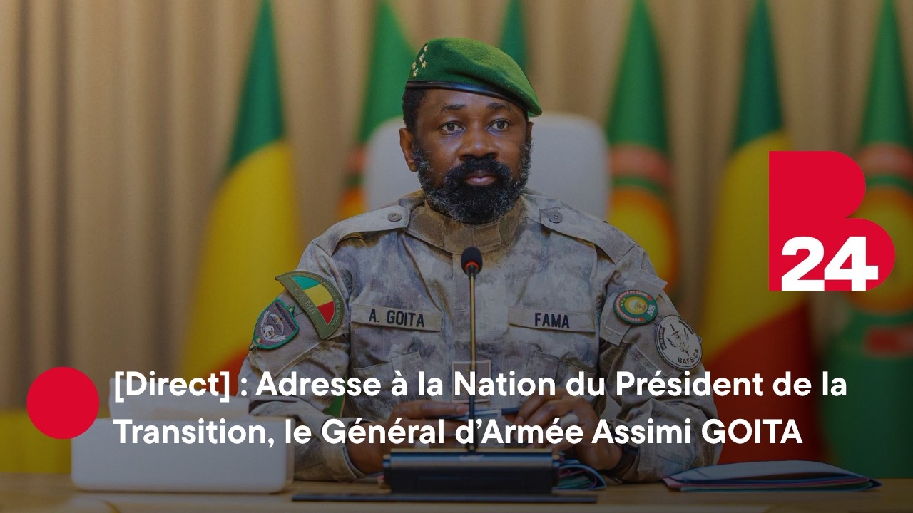 🔴 {DIRECT} Assimi Goïta s’adresse à la Nation à la veille de la fête de l’Indépendance du Mali