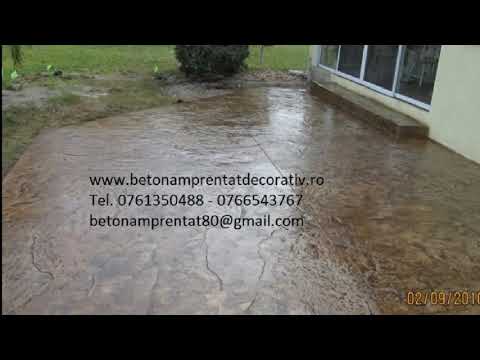 Beton Amprentat Sârbenii de Jos -Teleorman Tel.0761350488 -0766543767