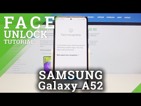 How to Set Up Face Unlock on SAMSUNG Galaxy A52 – Face Recognition