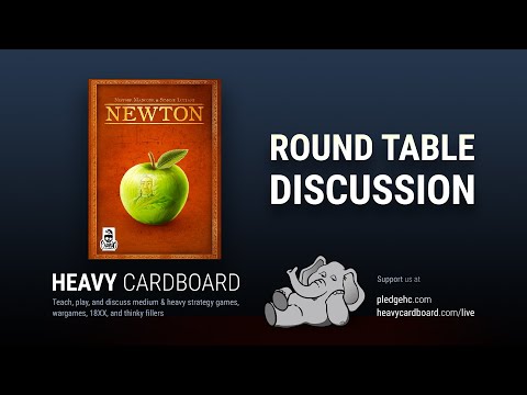 Round Table only - Newton Round Table discussion by Heavy Cardboard