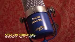 Julian Young Product Review:  Apex 210 Ribbon Mic