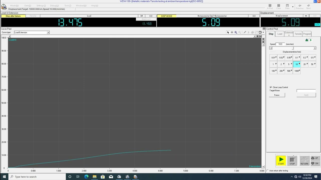 Universal Testing Machine Software Introduction