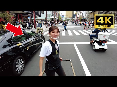 , title : 'A cute Japanese girl Mii-chan guided me around Asakusa by rickshaw😊 | Rickshaw in Asakusa, Tokyo'