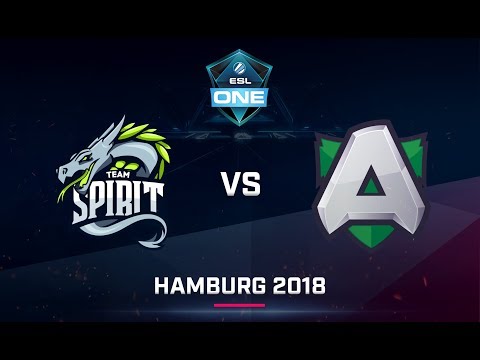 Dota 2 - Alliance vs Spirit - Game 3 - Day 1 - EU Qualifier ESL One Hamburg 2018
