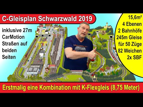 Erstmalig bei MMC: Märklin C-Gleisplan Schwarzwald inklusive K-Flexgleis