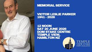 Memorial Service -- Bro. Vic Parker