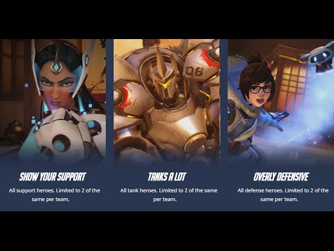 Overwatch Brawl! Show Your Support, Tanks A Lot & Overly Defensive