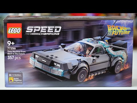 LEGO Speed Champions 77256 Time Machine from Back to the Future - LEGO Speed Build Review