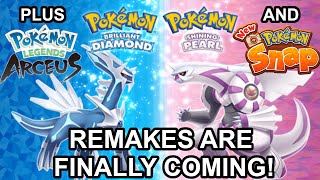 DIAMOND AND PEARL REMAKES ARE COMING! Plus and New Open World Game? Pokémon Presents Thoughts