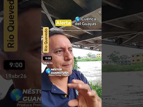 crecida importante del #RíoQuevedo atentos pueblos del sur de la #CuencaDelGuayas
