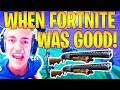 NINJA REACTS TO OLD DOUBLE PUMP! (Fortnite Stream Highlights)