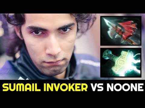 SUMAIL Mid vs NOONE — Mjollnir Invoker vs TOP 2 Rank Dota 2