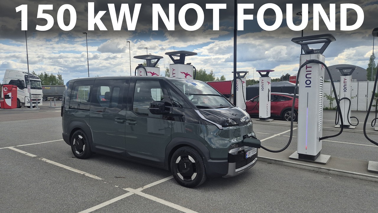 Kia PV5 charging test