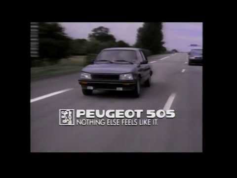 80's USA Peugeot -505- North America TV Commercials USA & Canada