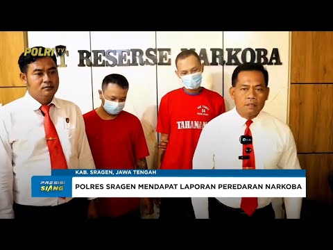POLRES SRAGEN 4 EMPAT KASUS PEREDARAN NARKOBA, 3 PELAKU DIAMANKAN