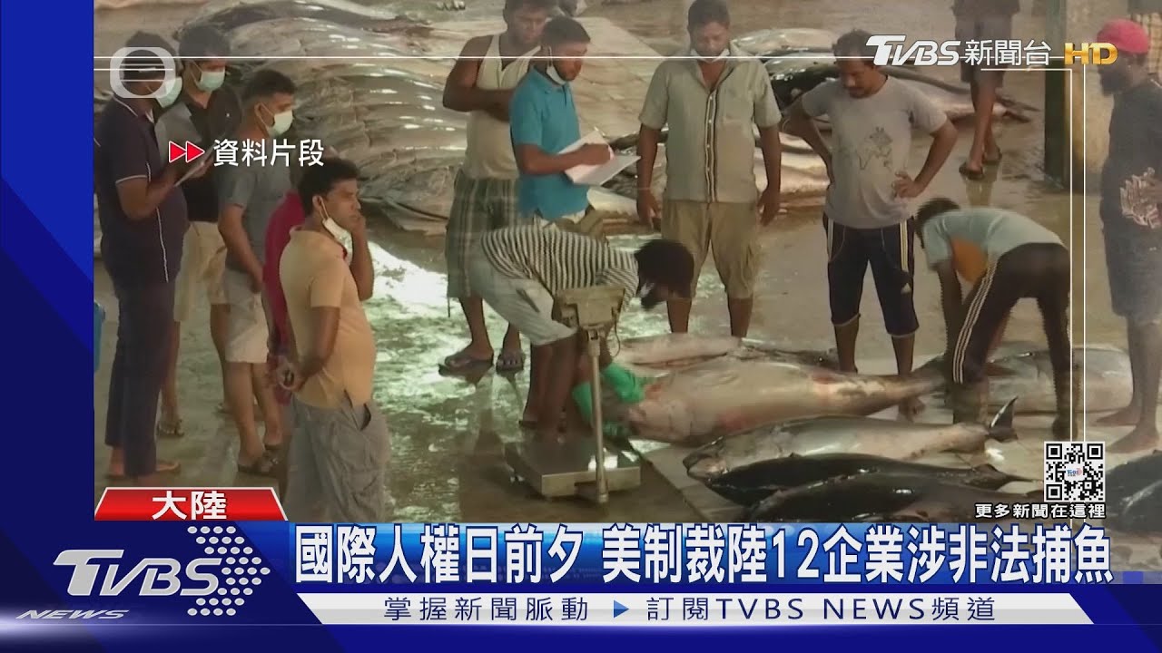 國際人權日前夕 美制裁陸12企業涉非法捕魚