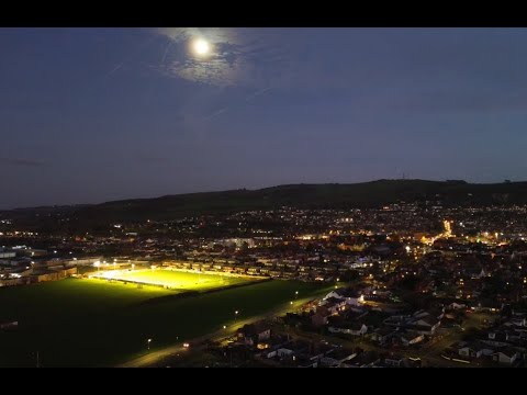 PRESTATYN: From The Air - Lights at Night