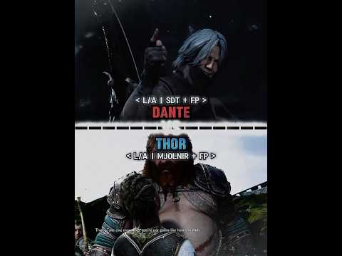 Dante vs Thor | Battle #shorts #devilmaycry #godofwar #godofwarragnarok