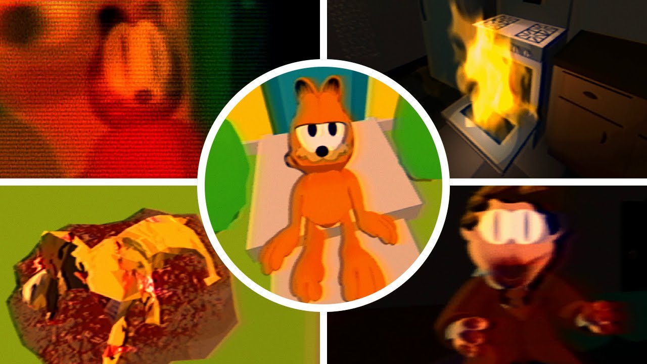 A Garfield Horror Game (The Last Monday) - All Bosses & Ending | FULL GAME