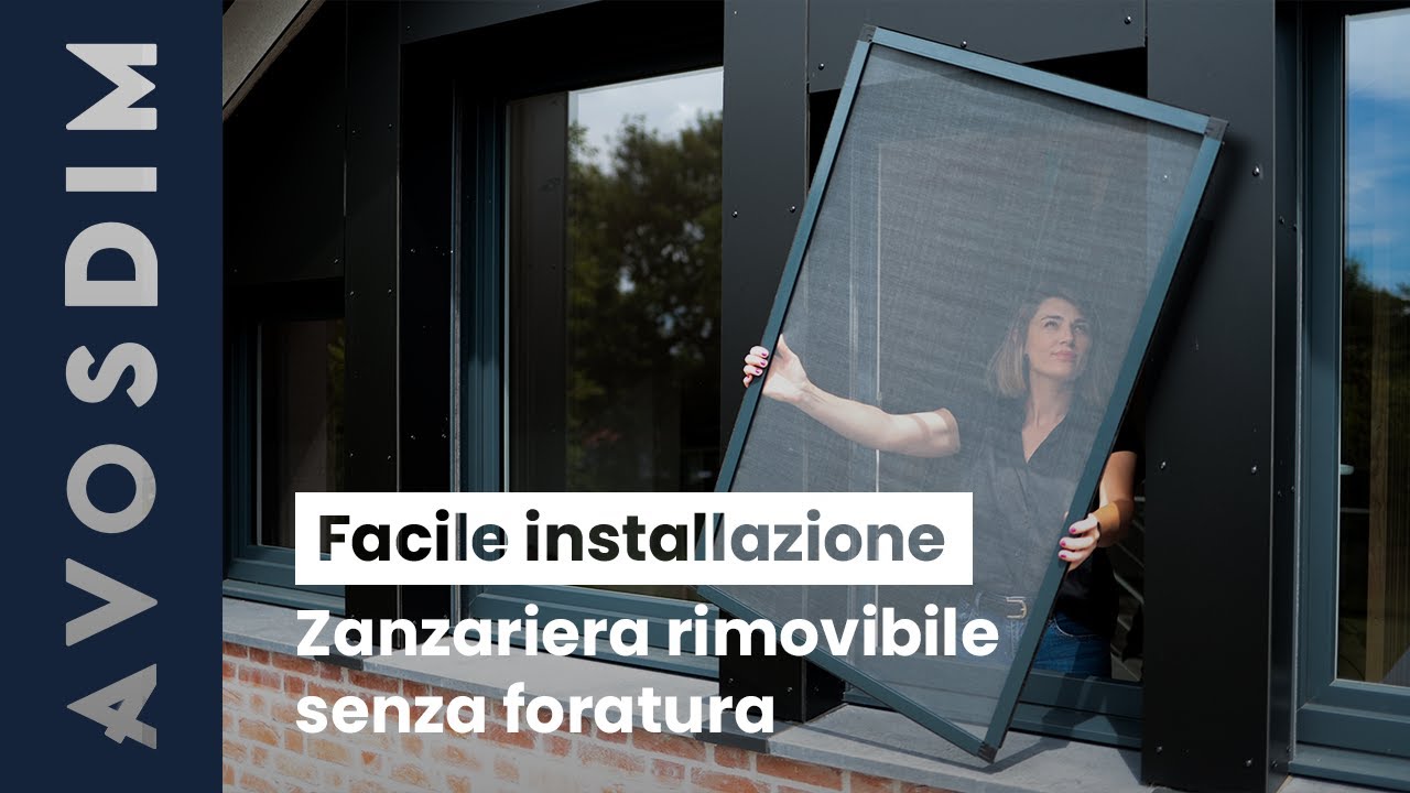 Come si installa una cornice per zanzariera senza trapano?