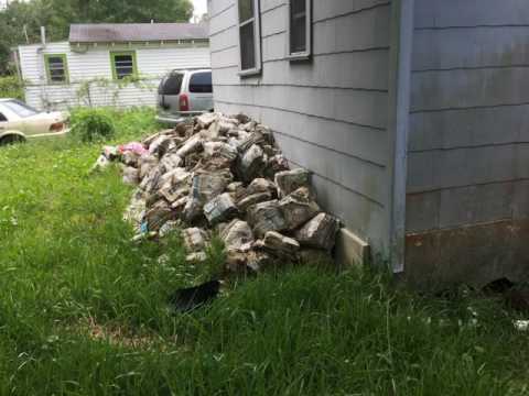 Paris Ave exterior before and after