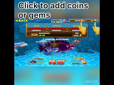 How to hack hungry shark evolution for unlimited gems and coins