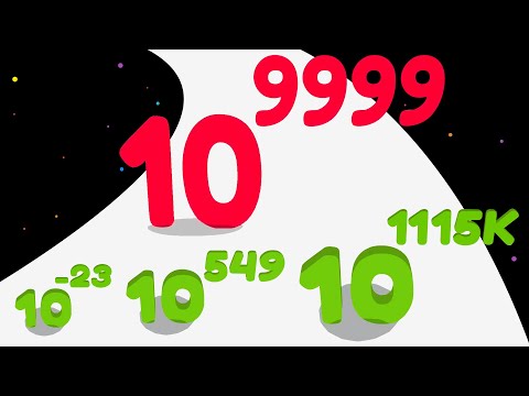 BIG NUMBER RUN AND MERGE 2 - Level Up Number Run Race Stack Master Max Level ASMR Infinity Math Game