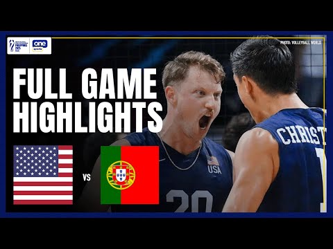 USA vs. PORTUGAL | FULL GAME HIGHLIGHTS | 2025 FIVB MEN’S WORLD CHAMPIONSHIP | SEPT 15, 2025