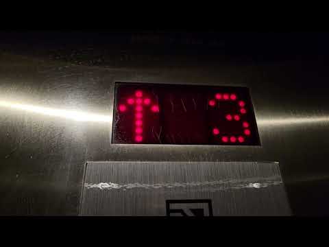 4K: Fast 1998 Dover Traction Elevators @ Pacific Place, Seattle WA