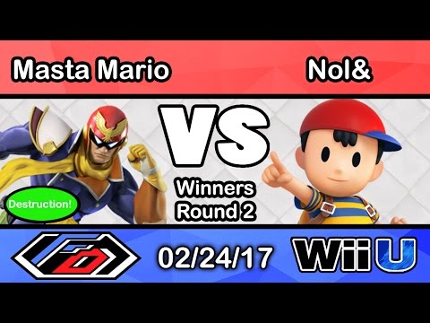 MFDGA 7 - FD | Masta Mario (Captain Falcon) vs Nol& (Ness) Winners Round 2 - Smash Wii U