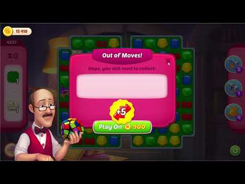 Homescapes🏠: Beat Level 4256~4257 (Android | iOS) - Gameplay Walkthrough