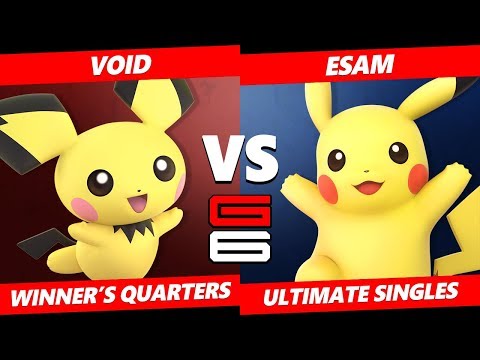Genesis 6 SSBU - CLG.VoiD (Pichu) VS PG | ESAM (Pikachu) Smash Ultimate Winner's Quarters