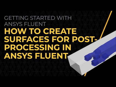 How to Create Surfaces for Post-Processing in Ansys Fluent — Lesson 1
