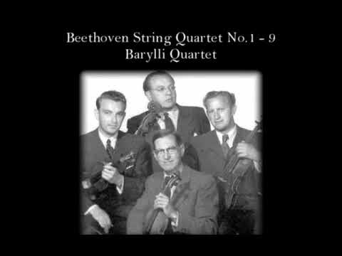 Beethoven - String Quartet No.1 - 9, Barylli Quartet
