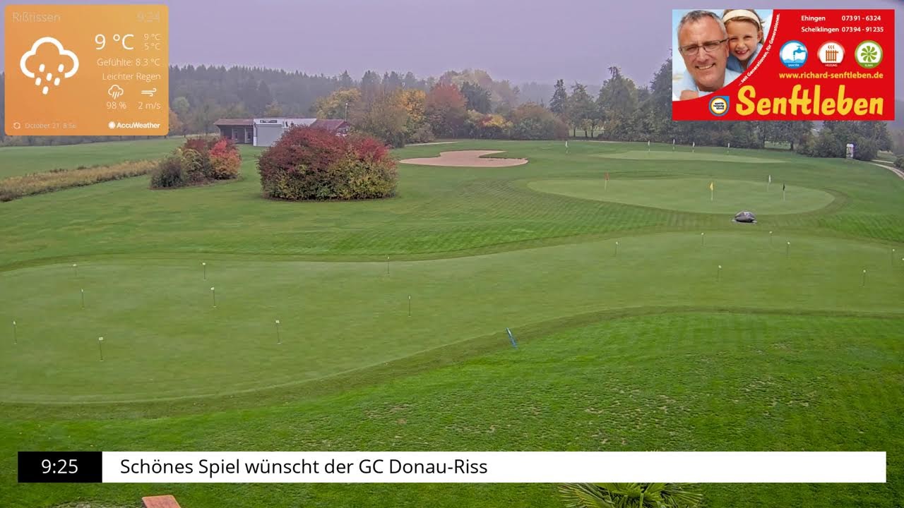 Vista en directo de la webcam Campo de Golf Donau-Riss