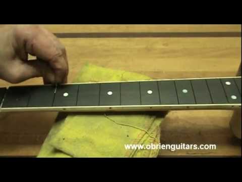 Robert O'Brien Online Guitar Building Course - Fret Installation Overview