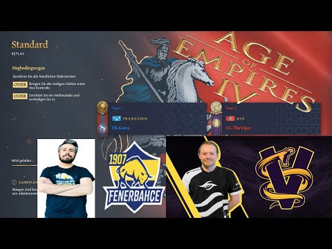 AoE 4 1v1 World Top Players Match GL.TheViper vs FB Kasva (casted match)