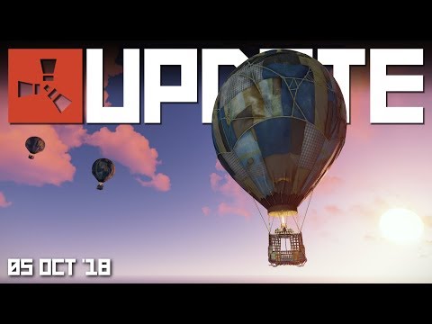 New L96, 8x scope, Hot air balloons | Rust update 5th October 2018