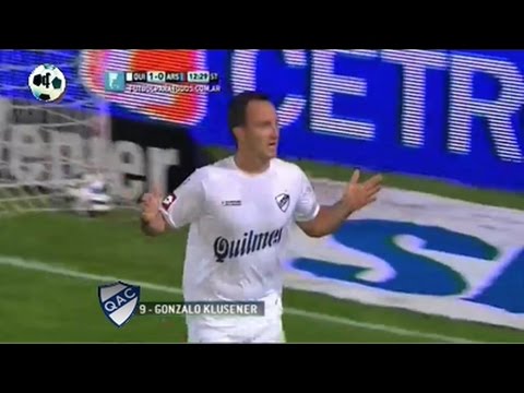 Gol Gonzalo Klusener - Quilmes 2 Vs Arsenal 0 - Primera División 2014