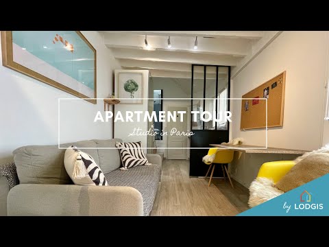Apartment Tour // Furnished  20m2 in Paris – Ref : 21025530