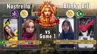 Game Review - Whamen's 2v2 Cup - Nostrella vs Blinky Bill - Game 1