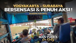 Download lagu SENSATIONAL!! Yogyakarta - Surabaya Ride the Artist Bus Sugeng Rahayu 7373 'Pringgodani'. mp3