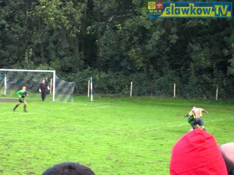 Błyskawica Preczów - MKS Sławków 1:3 (Ślęzak faulowany)