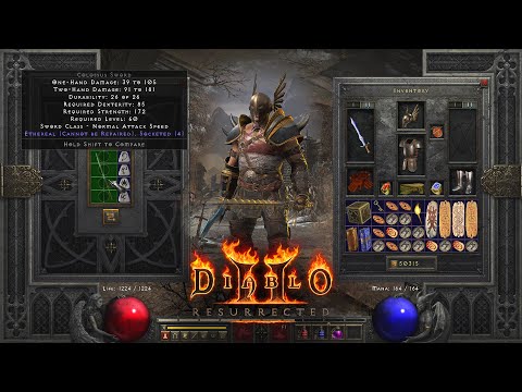 Rerolling an Oath for higher Enhanced Damage | Diablo 2: Resurrected