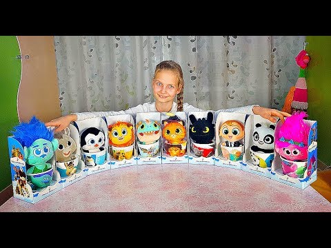Маленькие герои ищут друзей. ВСЯ КОЛЛЕКЦИЯ игрушек DreamWorks из Магнита. Игрушки в кружке.